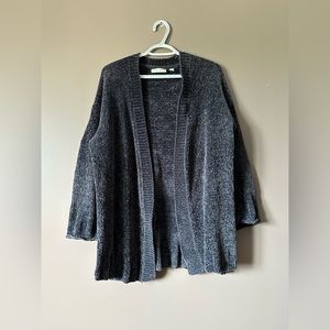 Slouchy Grey Knit Cardigan